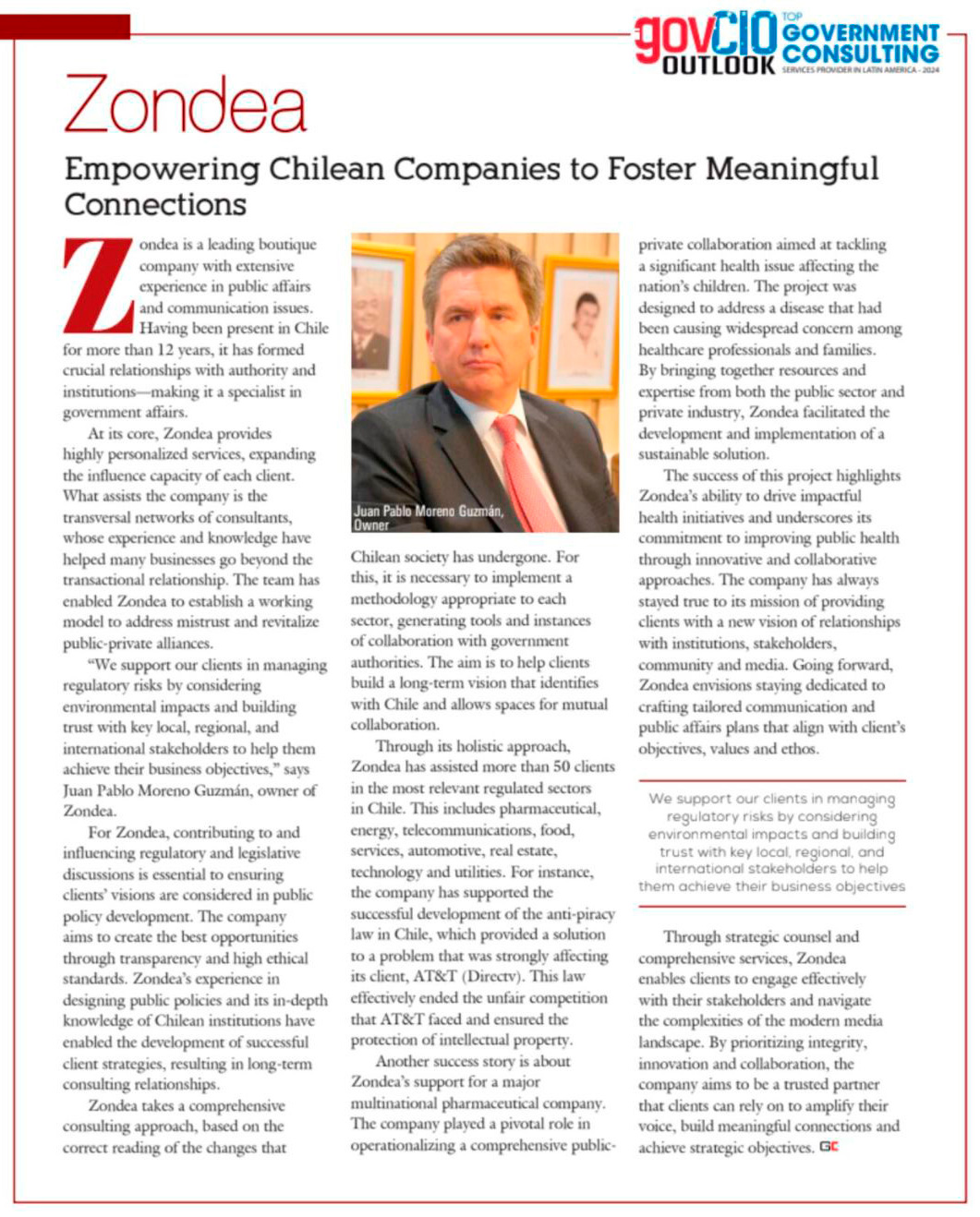 Empowering Chilean Companies to Foster Meaningful Connections